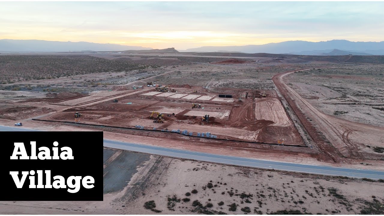 Alaia Village in St George, UT - Drone Flyover - January 12, 2026