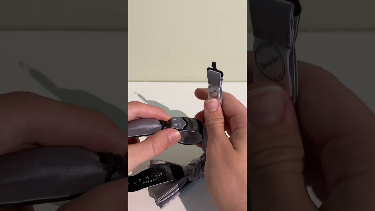 How to Put on a Pre-Made Bowtie