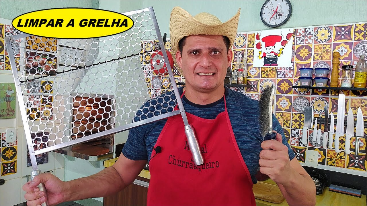 Como Limpar a Grelha do Churrasco Rápido e Fácil Perfeito