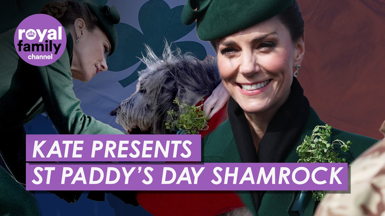 Princess Kate celebrates St. Patrick's Day with the Irish Guards