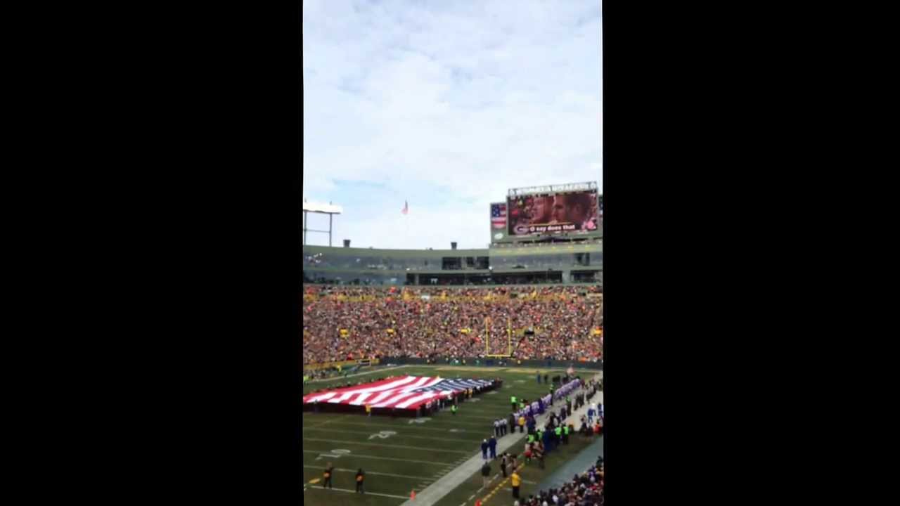 B17 flyover at Lambeau field November 2013