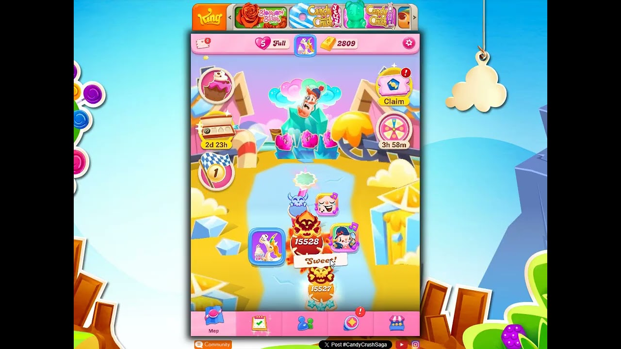 Candy Crush Saga Level 15526、15527、15528、15529、15530 by Funny❣