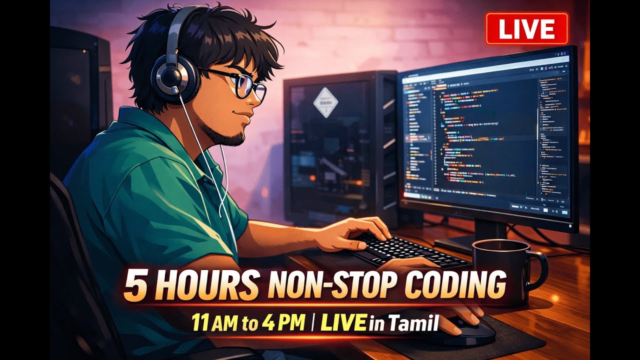 🔴5hrs What Will Happen if You Code for 5 Hours Every Day for a YEAR?