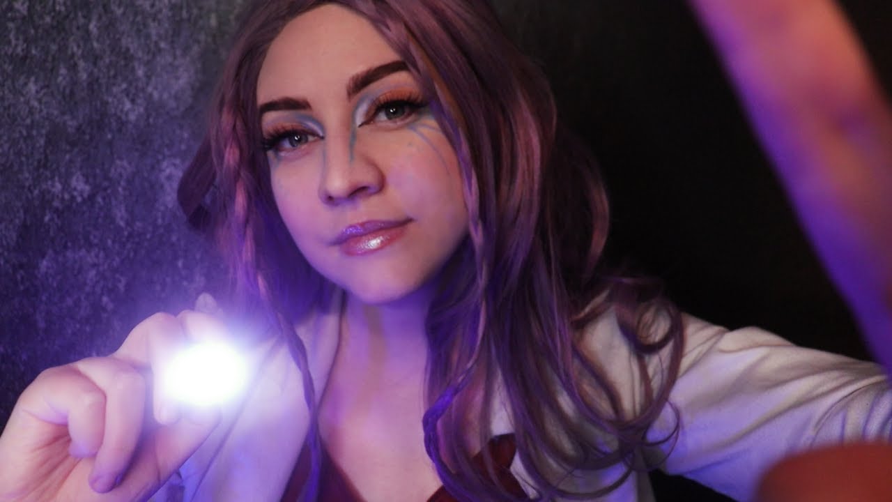 ASMR Alien Scientist Examines You (Medical Sci-fi) Plucking, Taking Samples, Face Cleansing, etc