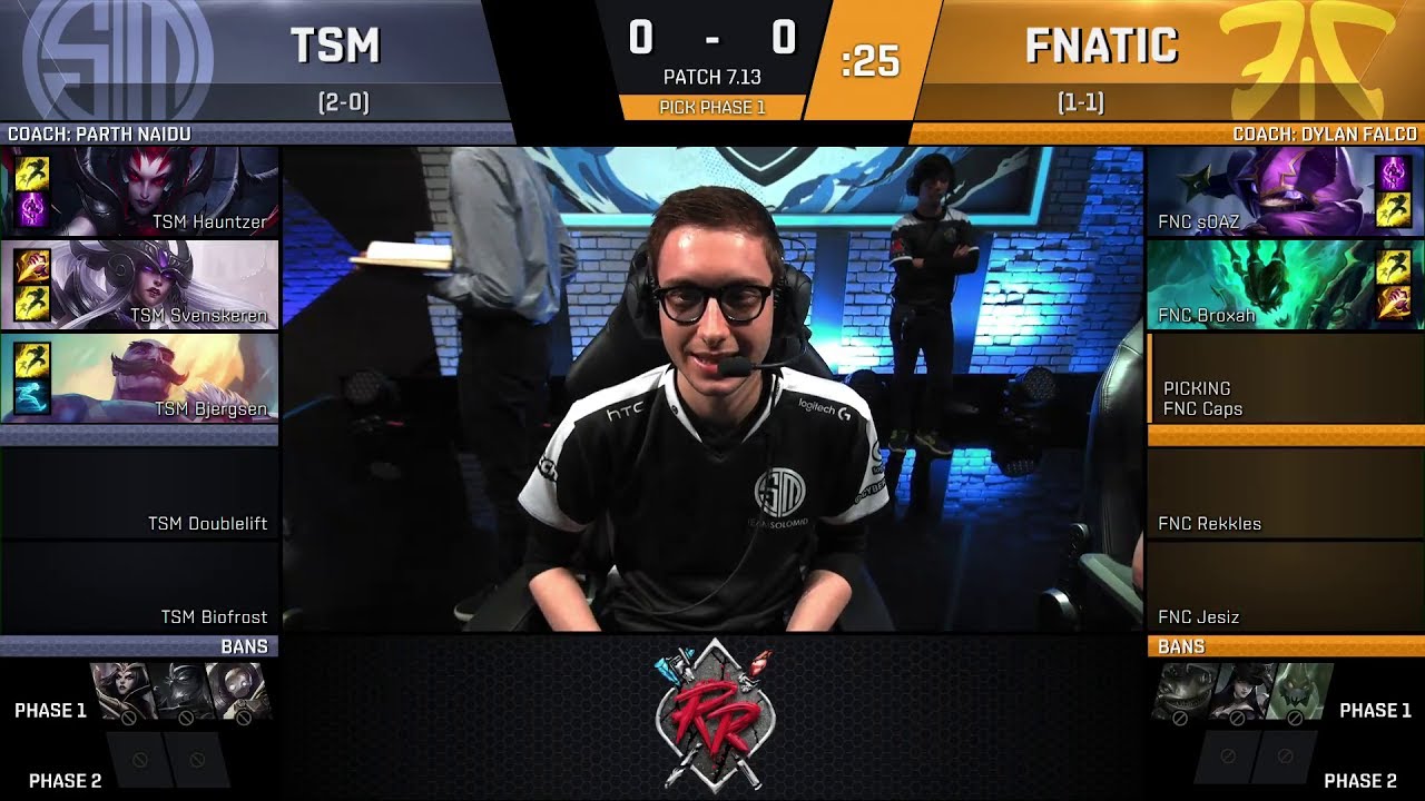 TSM vs FNC - Rift Rivals 2017 - NA vs EU - Team SoloMid vs Fnatic