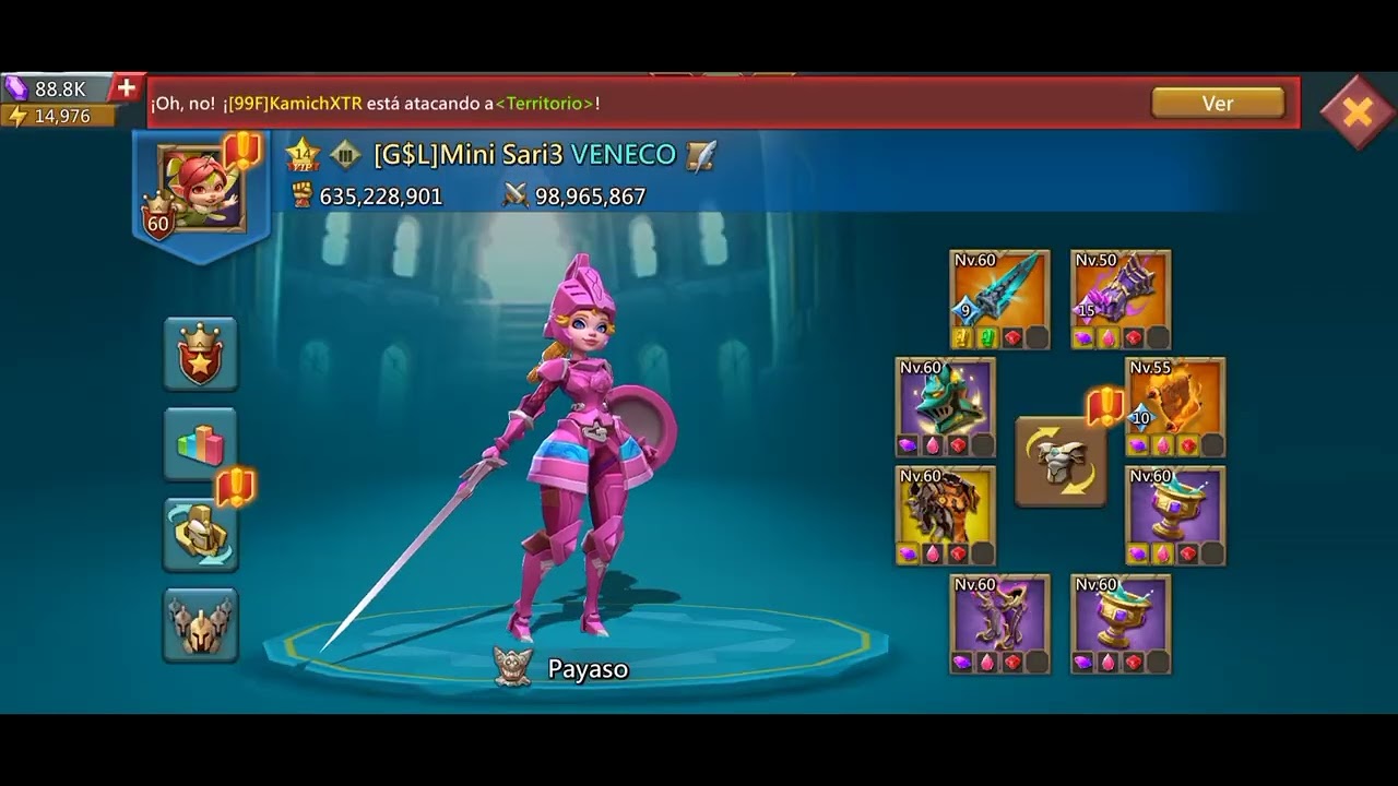 Después de un tiempo, vuelvo con mi pequeña trampa #lordsmobile #rallytrap #f2p #games 