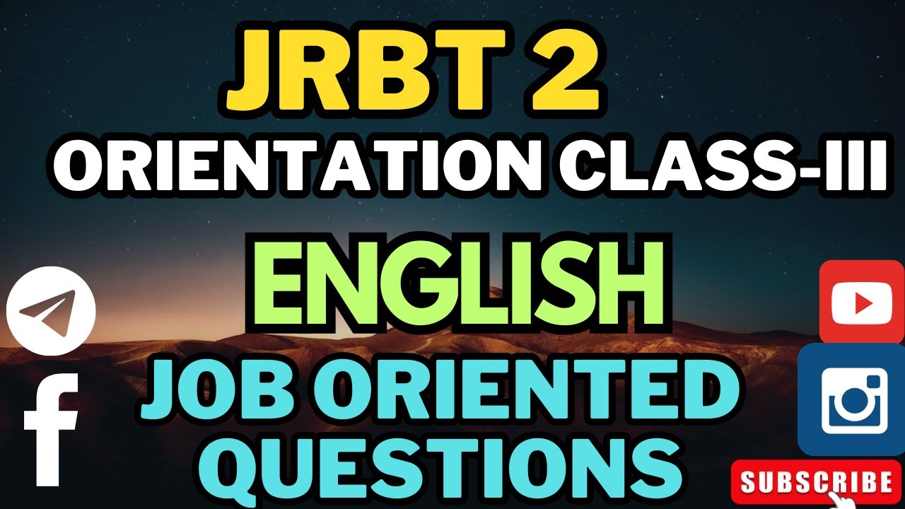 JRBT 2 Orientation class | How to prepare for JRBT 2 in 2025? | #jrbt #tpsc #tripuranews