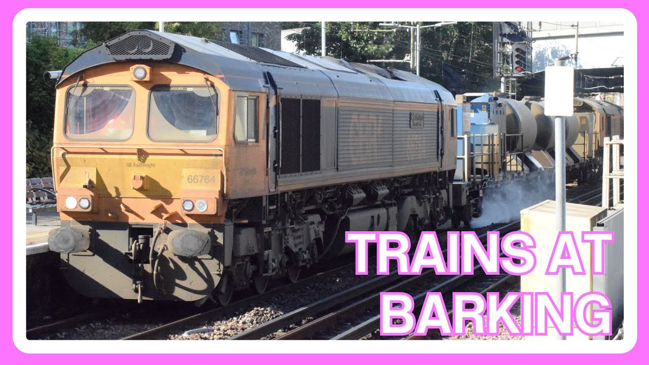TRAINS at Barking (London Underground/Overground/London Tilbury and Southend Line) - 18/10/2024