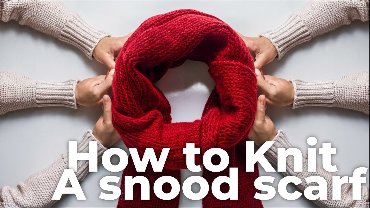 LK150 Knitting Machine, Snood Scarf Tutorial