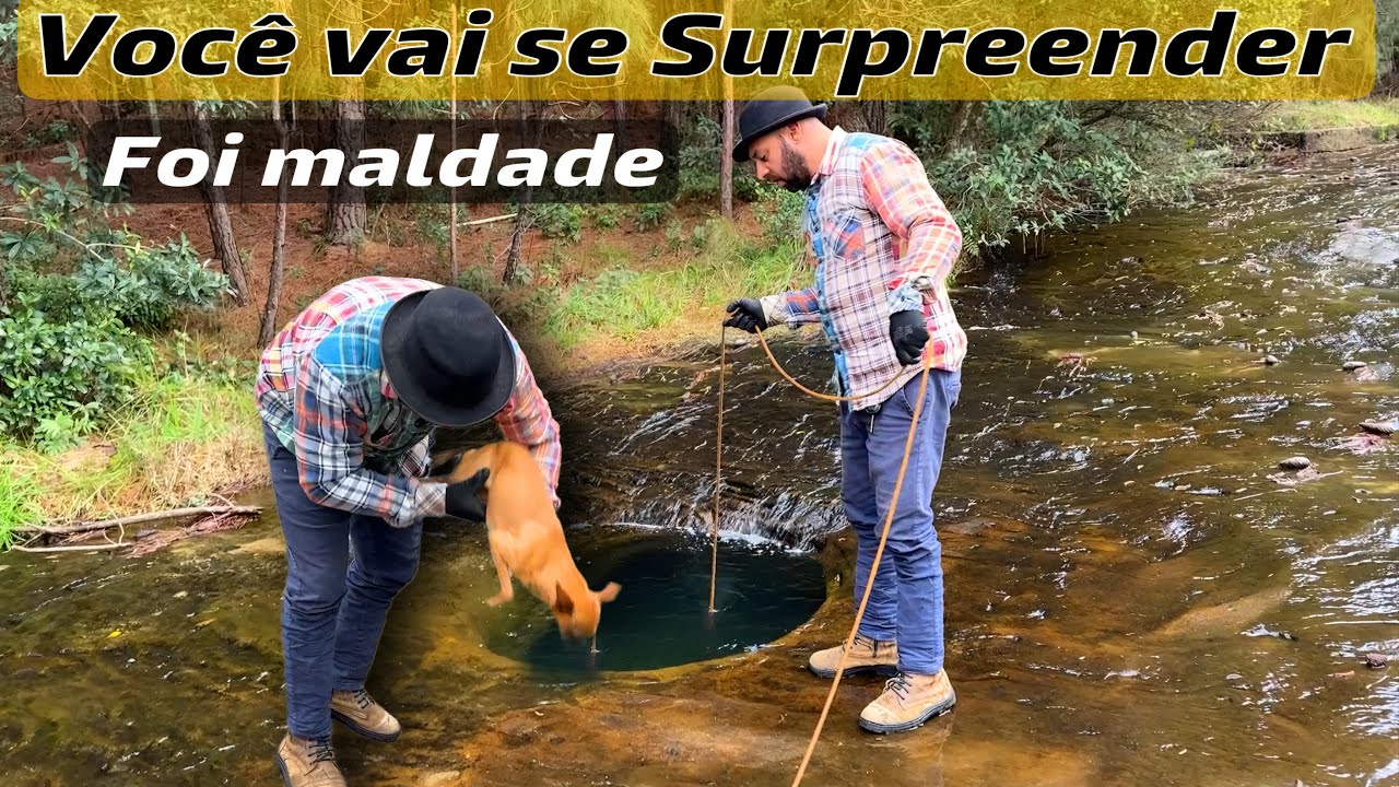 Pesca magnetica em Panelas naturais misteriosas