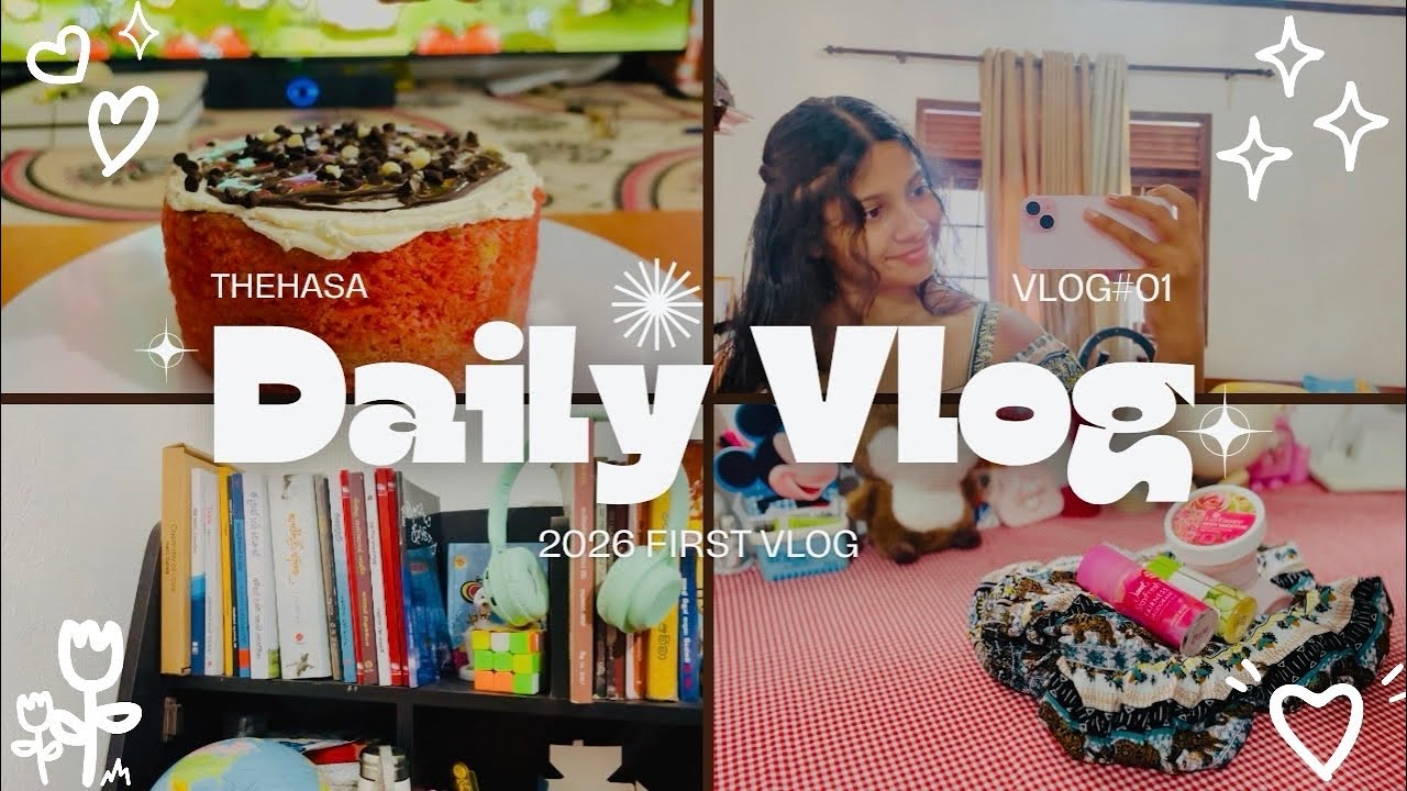 New year day vlog 🌷💗|My first vlog🥳|Daily vlog🌸✨