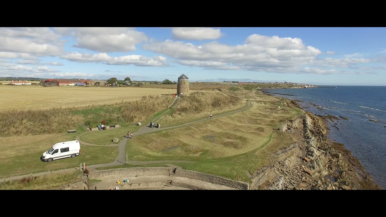 East Neuk of Fife by air.