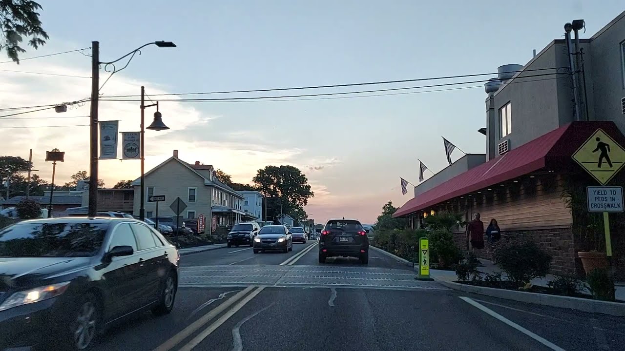 Driving from New Cumberland to Lemoyne,Pennsylvania