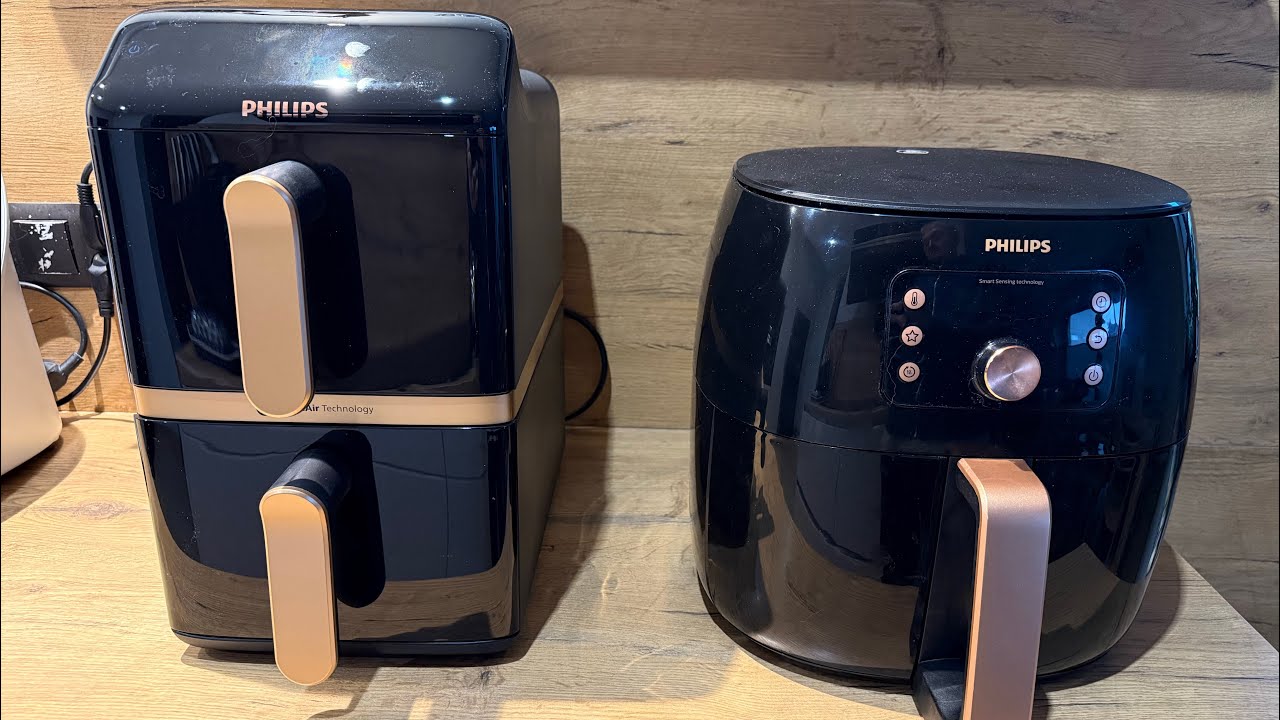 Airfryer PHILIPS. 4000 Series. Stacked Dual Basket. Podw&oacute;jny kosz piętrowy.