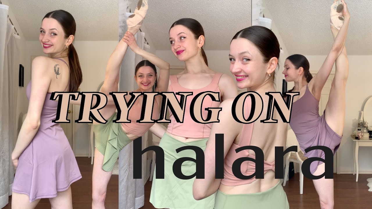 Спортивная одежда | Балерина примеряет комбинезон Halara?? #halaradress
