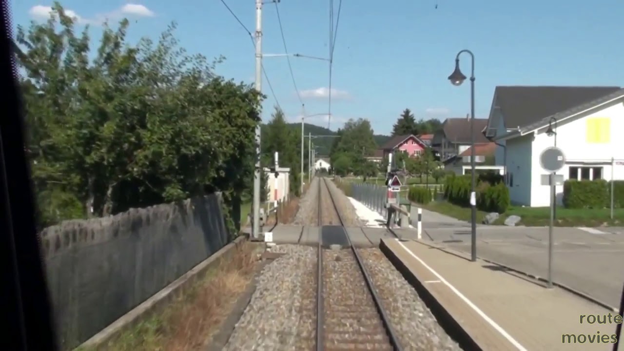 Führerstandsfahrt Langenthal - St  Urban Ziegelei