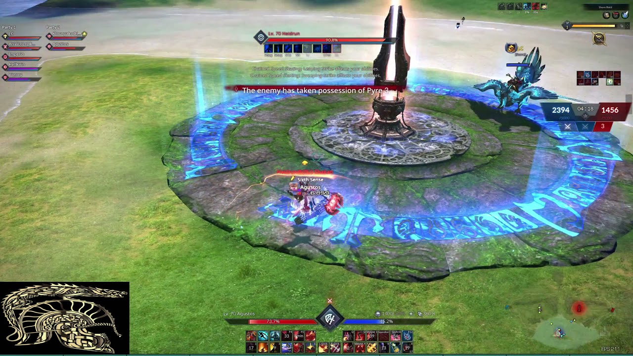 TERA PVP/Battleground: Berserker Outplay Combos