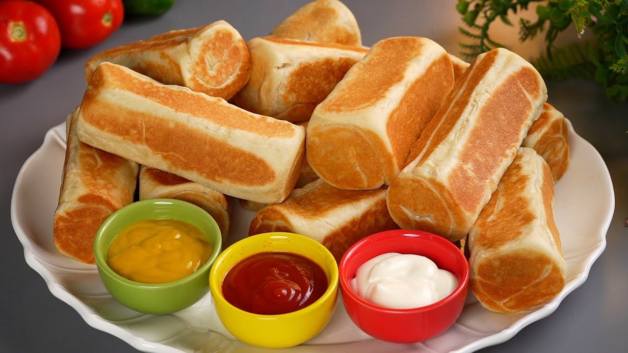 بدون فرن فطائر المقلاة السهلة وبحشوات اقتصادية 😋 وفي الاخر كمان تحلية