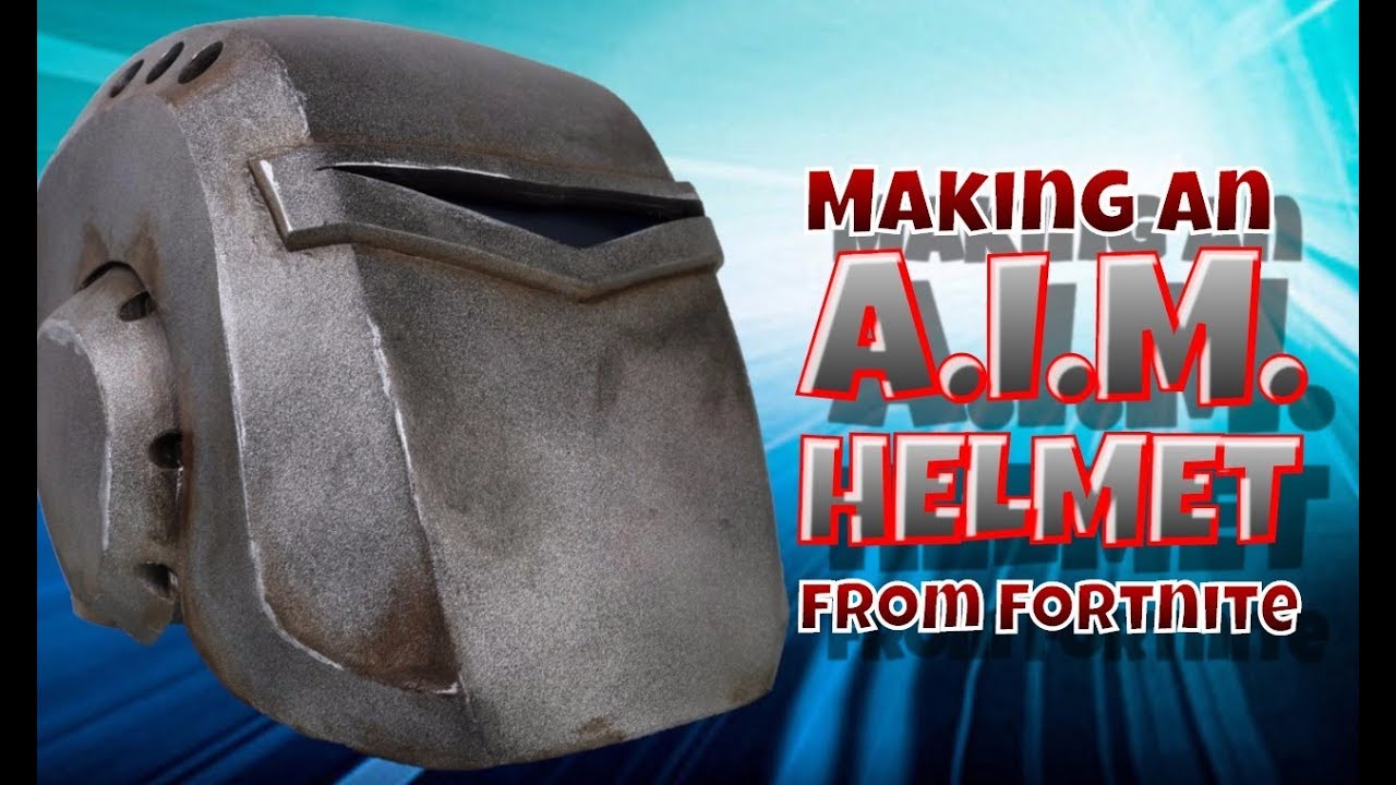 Making an A I M  Helmet from Fortnite