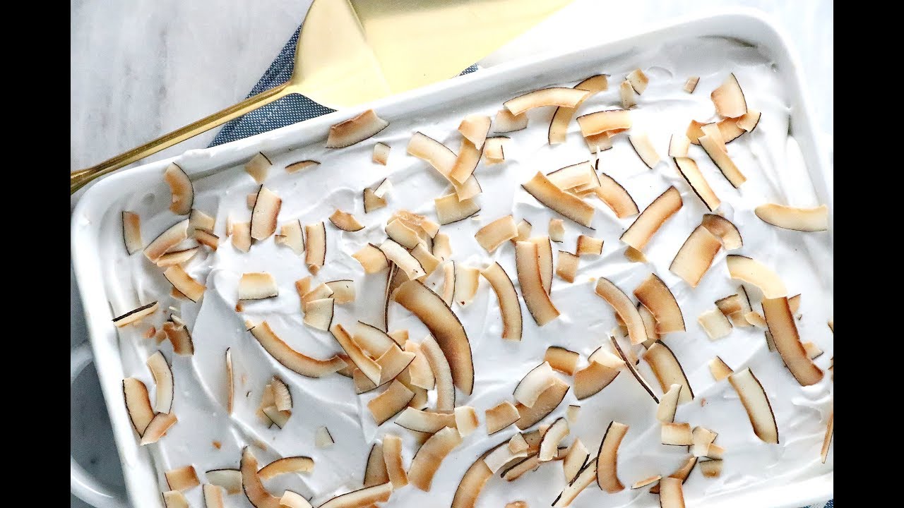 Vegan Coconut Tres Leches Cake