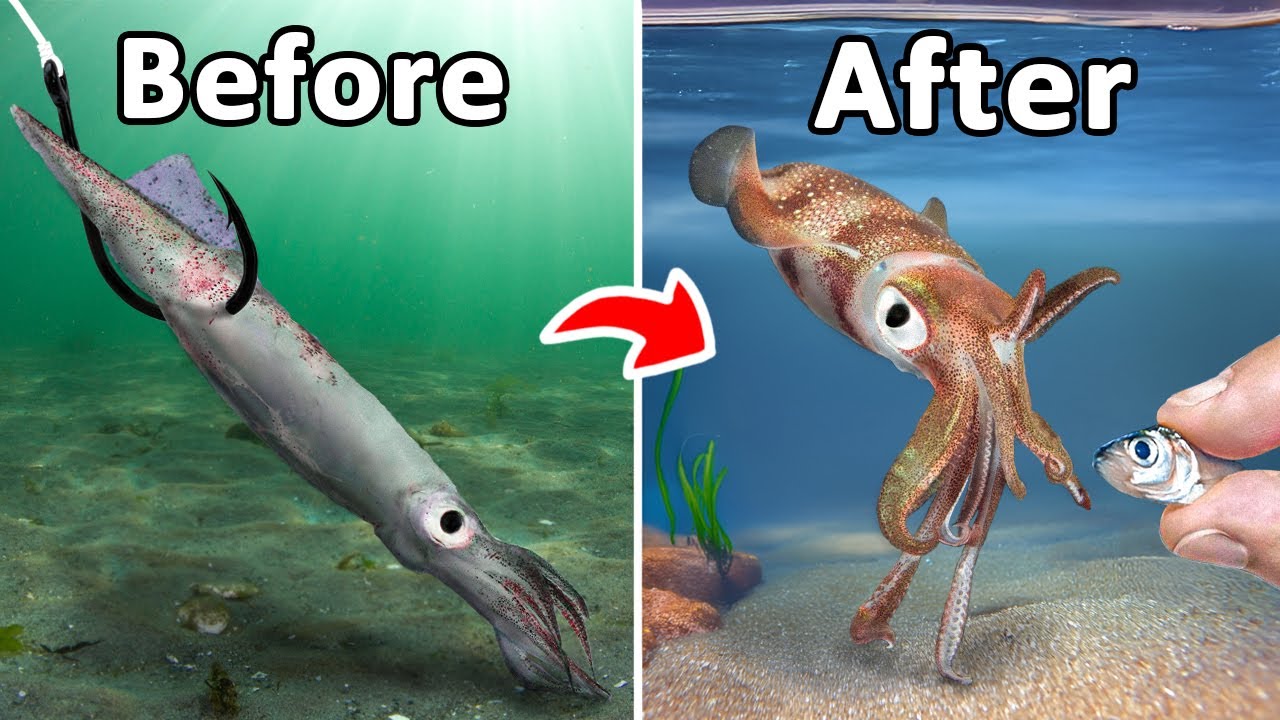 I Turned a Bait Shop Squid into My Pet