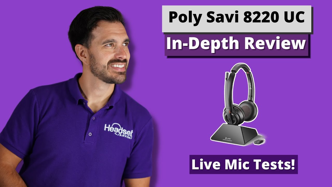 Plantronics (Poly) 8220 UC In-Depth Review: USB + ANC + DECT!