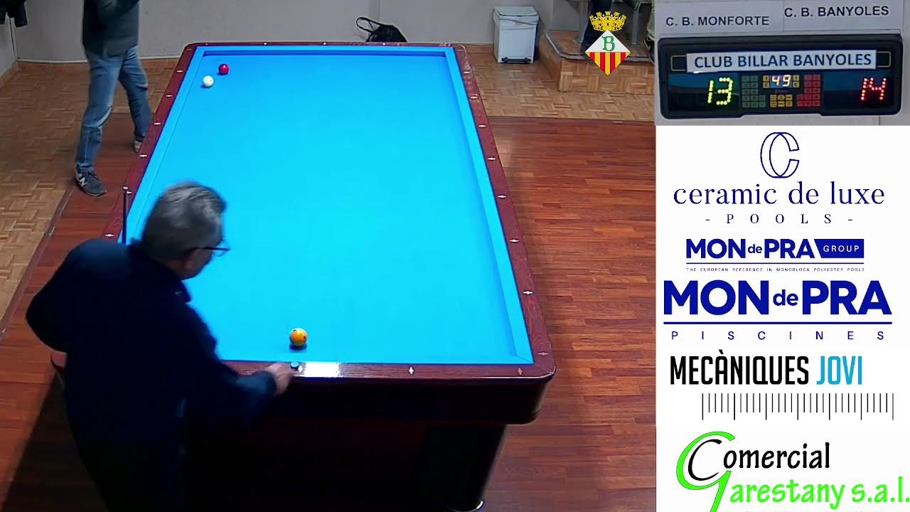 LLIGA CATALANA 3 BANDES BANYOLES C - MONFORTE E