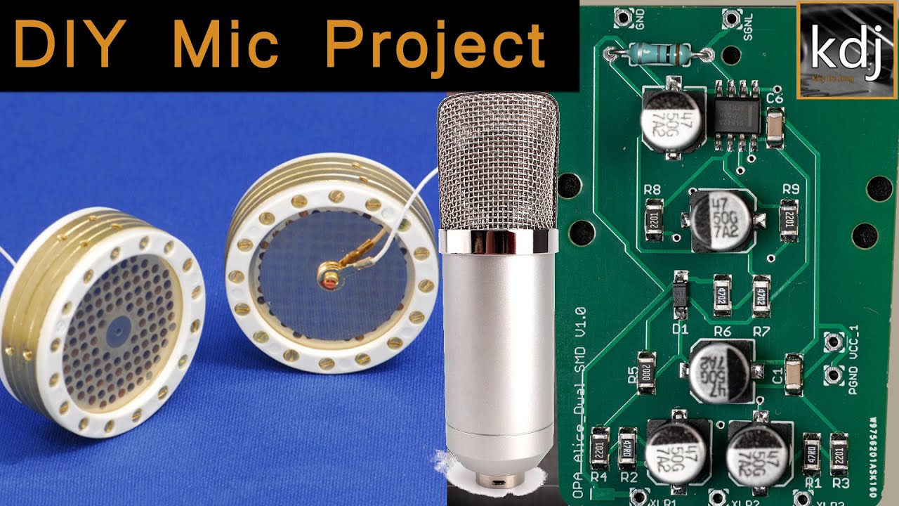 Cheap Condenser Mic Upgrade - JLI TSC-1 Capsule + New Circuit Boards