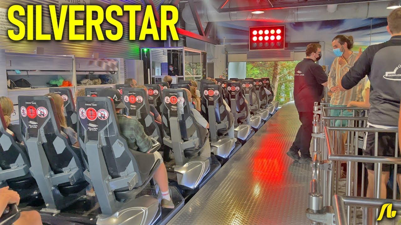 Silver Star, Europa Park Roller Coaster - Back Row POV