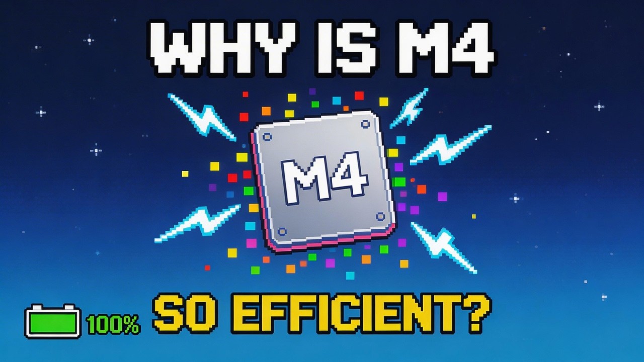 Why Apple's M4 Chip is EMBARRASSINGLY Efficient