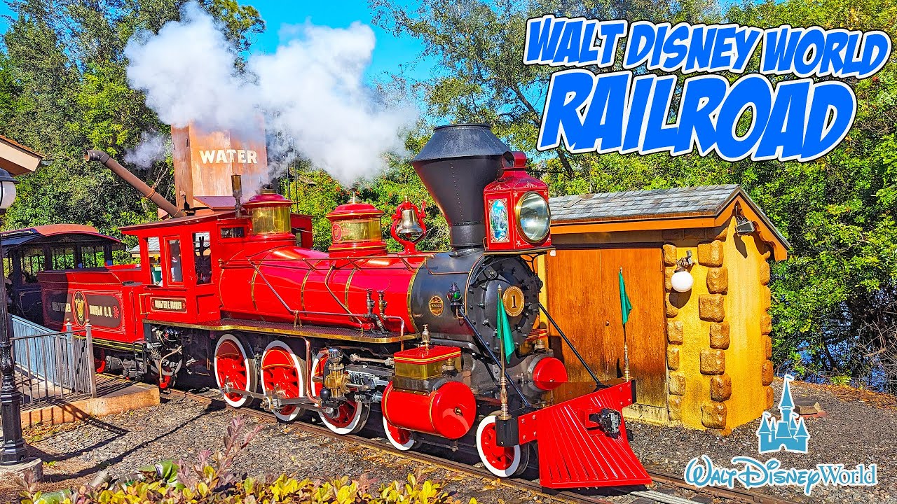 Walt Disney World Railroad Grand Circle Tour at Magic Kingdom (Feb 2024) [4K]