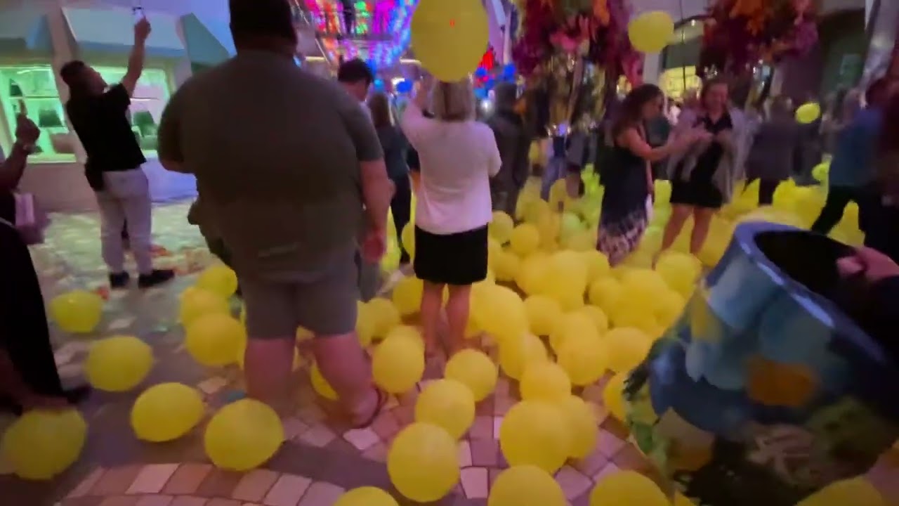 The big welcome balloon drop on allure
