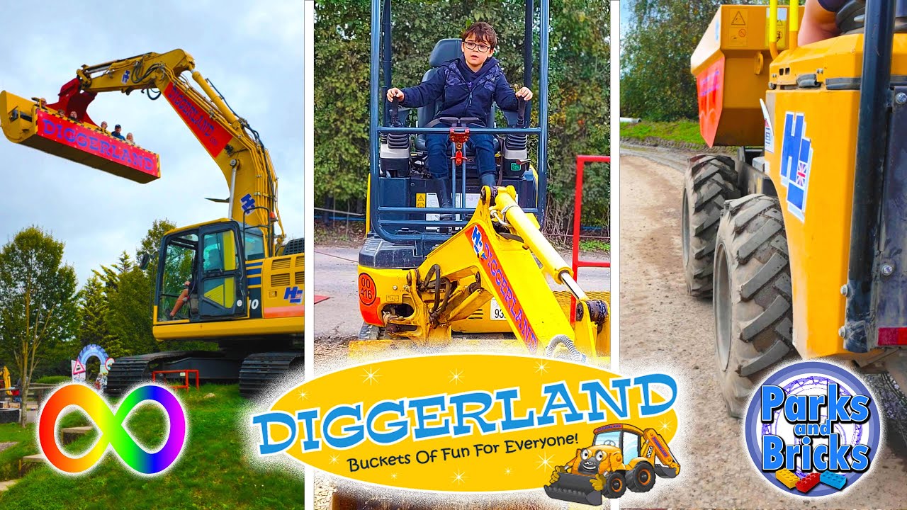 Our First Trip to DIGGERLAND in Kent - What a Fun Day