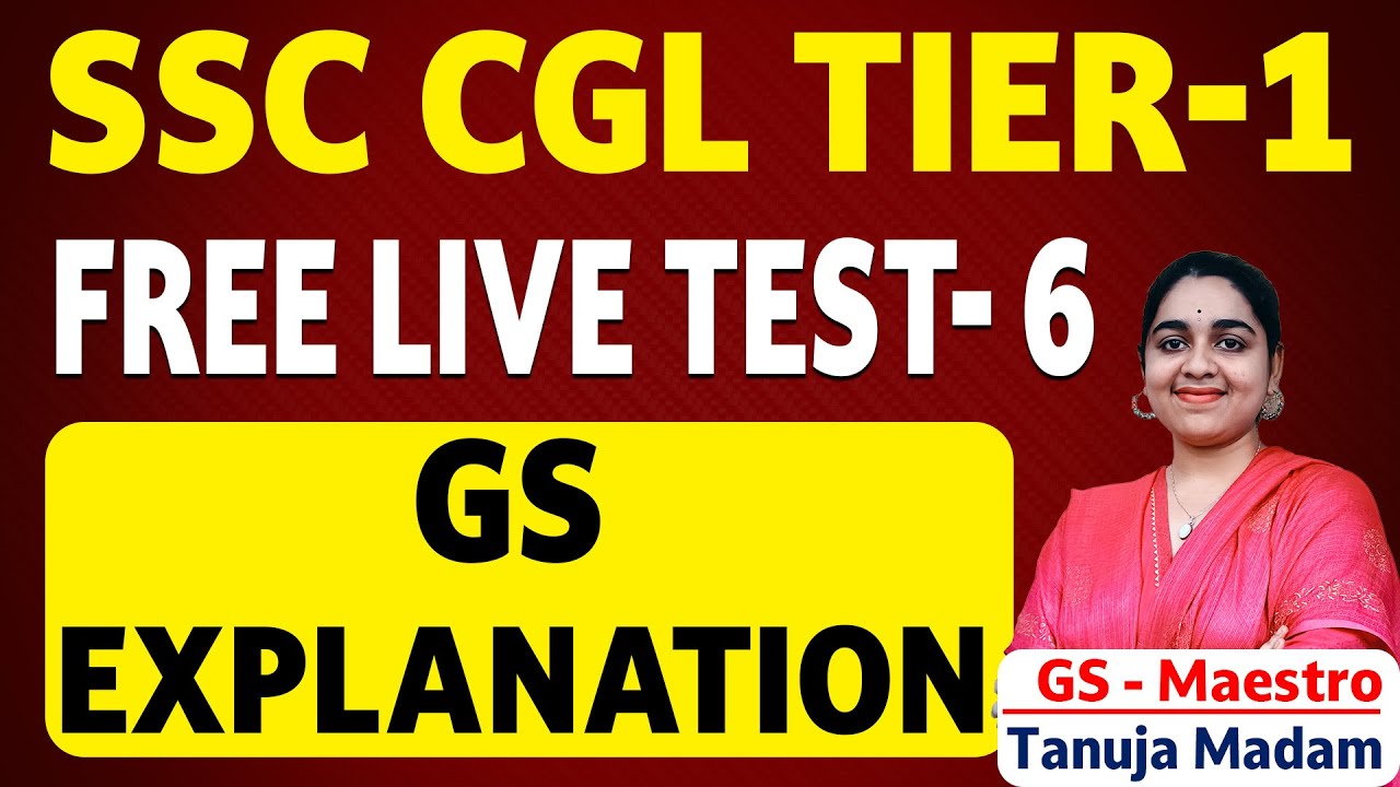 ALL INDIA LIVE MOCK- 6 GS EXPLANATION BY TANUJA MADAM