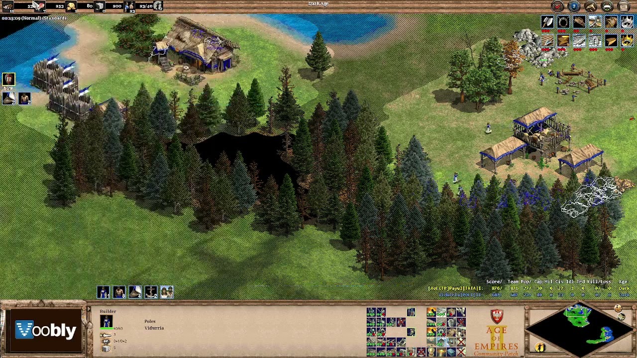 Voobly AOE2 1.6: Nomad, Poles vs Tatars