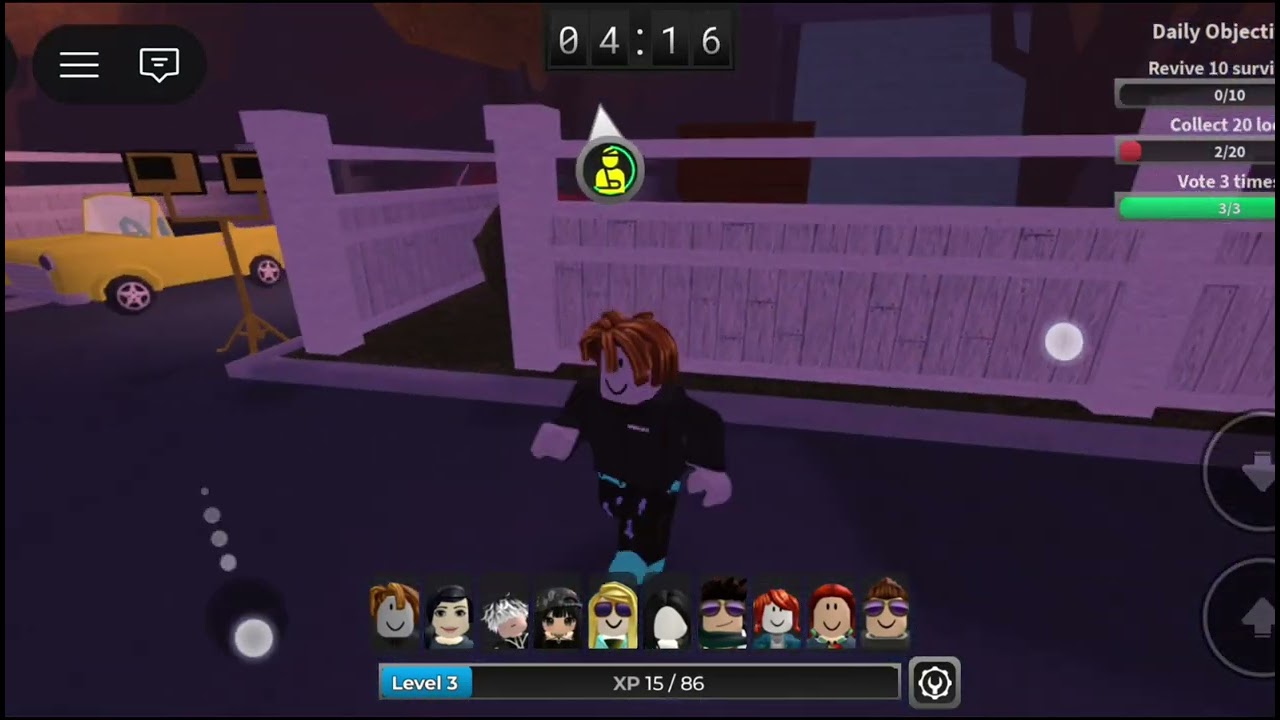 Playing Roblox game ESCAPE THE KILLER 