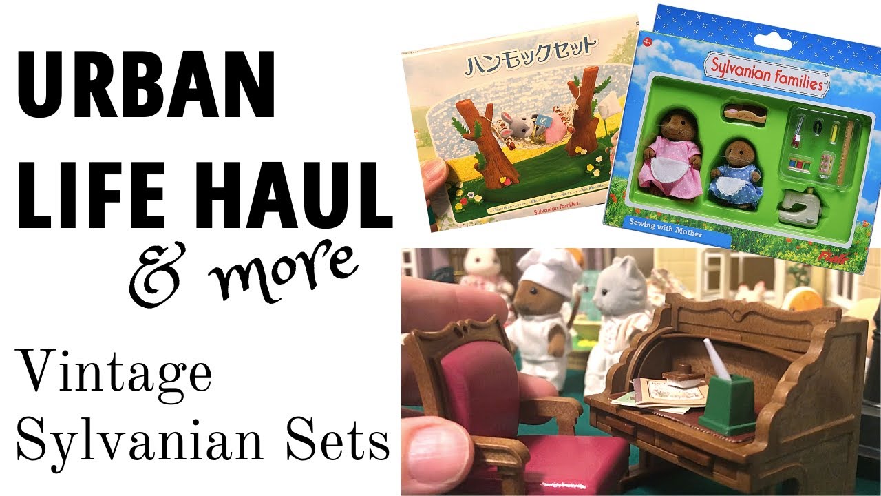 📦 MORE Vintage Sylvanians! Vole Sewing set, Urban Life furniture, and rare Calico Critters items!!