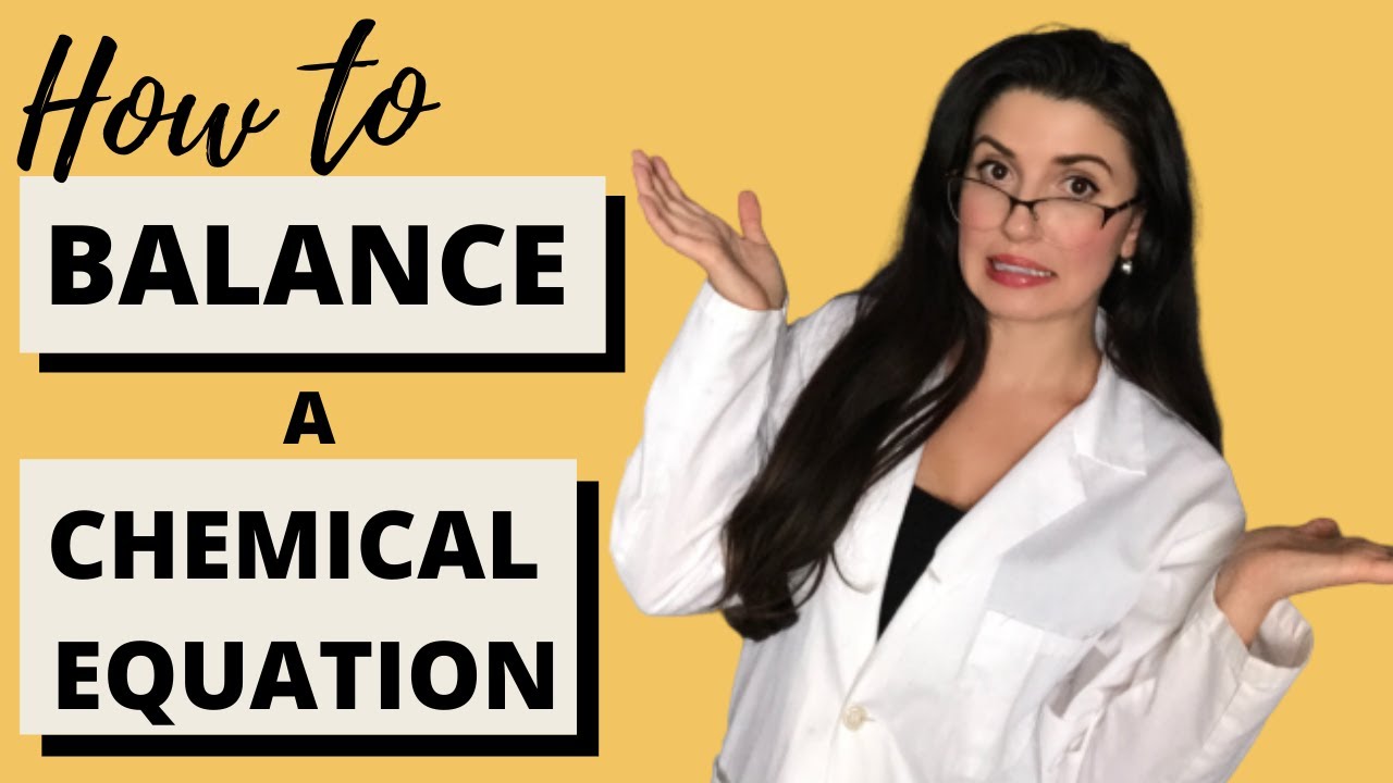 STOICHIOMETRY: How to BALANCE a CHEMICAL EQUATION | Chemistry with Cat