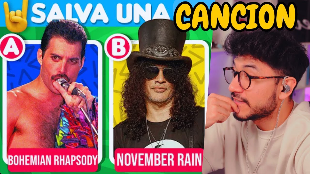 ZEIN ¿Puedes Salvar solo Una Canción ROCK? 👨‍🎤🤔🔊 ¿Qué prefieres? | Quiz Tv Especial música PARTE 4