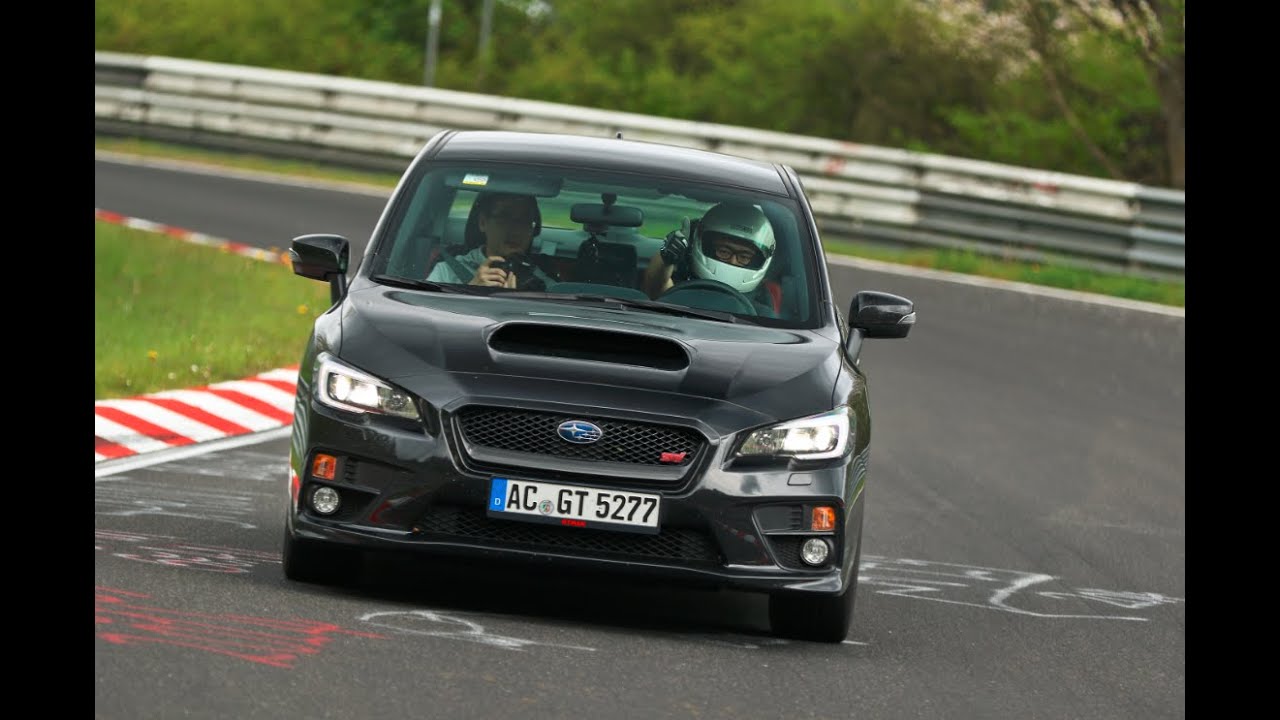 2015 WRX STI Nurburgring nordschleife BTG 8min36 vs crashed megane rs