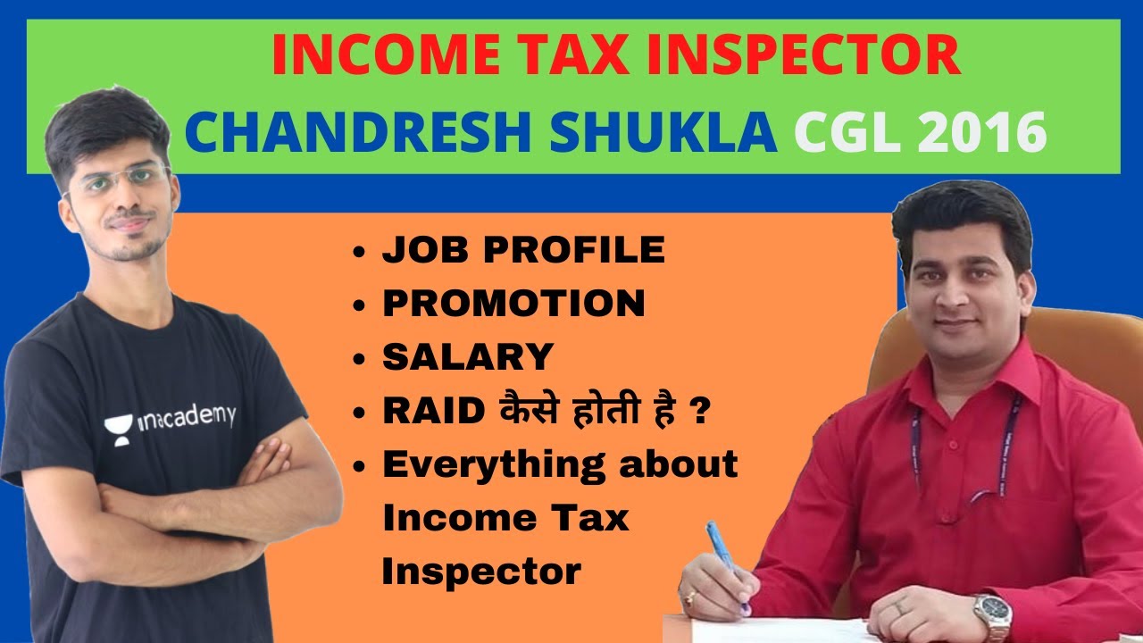 Income Tax Inspector Chandresh Shukla | Job Profile| Salary | Promotion| Raids| Aman Trivedi