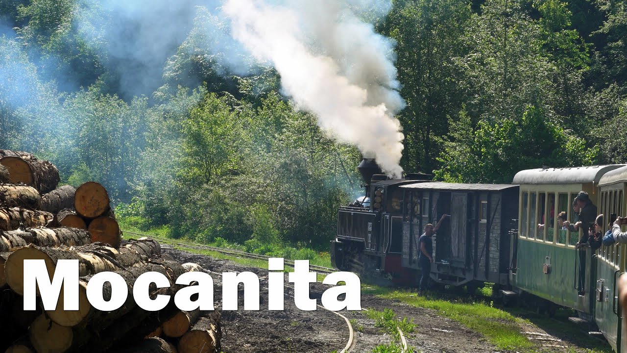 The “Mocanita” steam train in Maramures, Romania