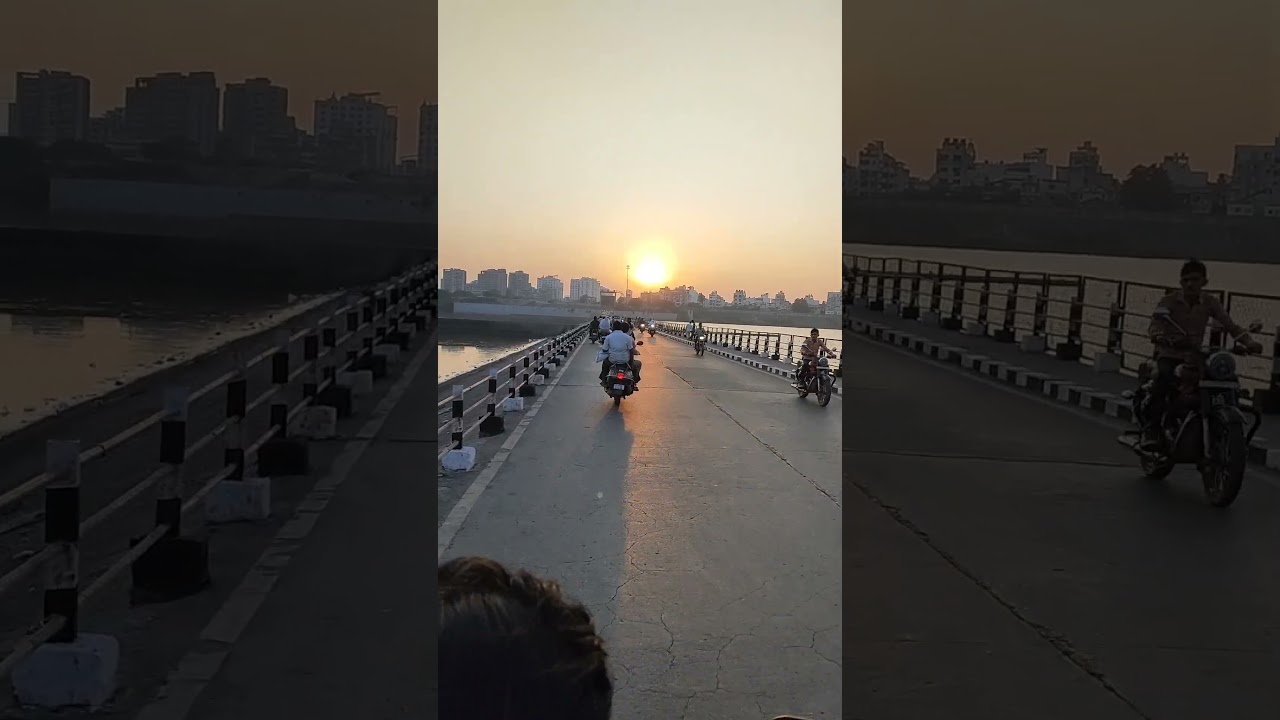 sunset view#sunset#surat#india#gujrat#gujarat#india