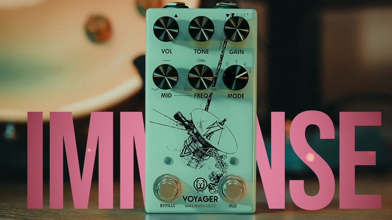 Walrus Audio VOYAGER MKII Demo // A Klon Style Overdrive Pedal On Steroids!