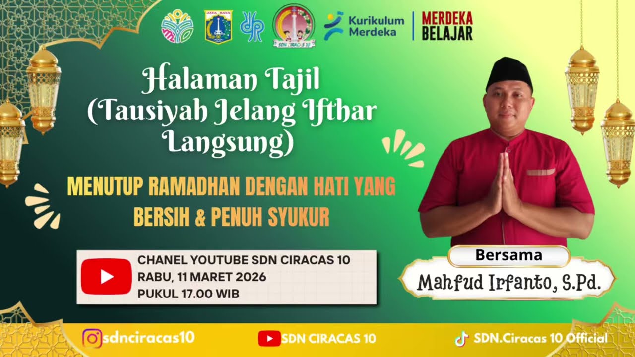 “HALAMAN TAJIL” Rabu,11 Maret 2026