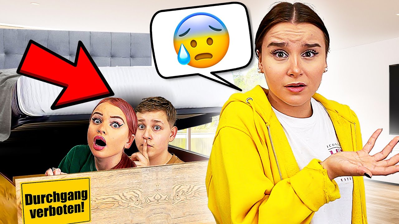 SUCHEN und VERSTECKEN alleine zuhause !🤫🏡 (Gewinner bekommt 500 €) - Celina