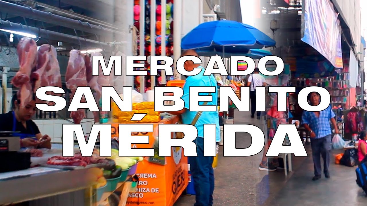 Recorriendo Mercado San Benito de Mérida Yucatán