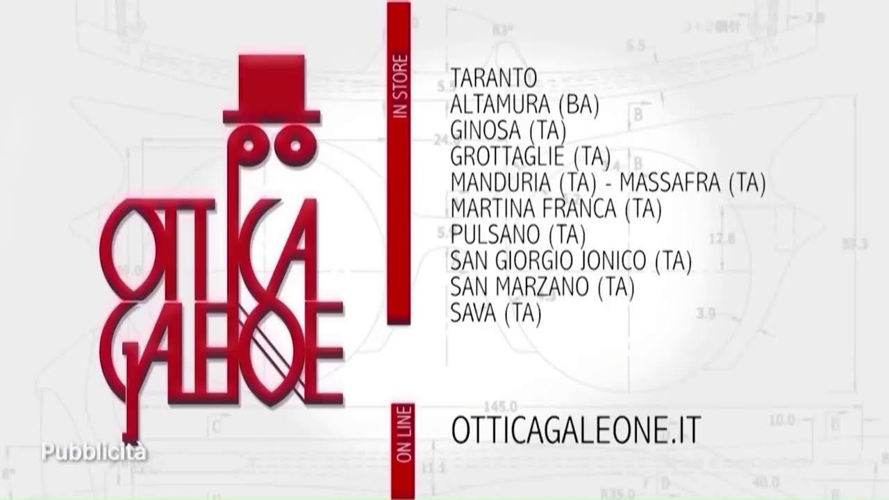 🔵LIVE ORA: TG 100 NOTIZIE 🔵 Le principali notizie da Taranto e dalla Puglia con Marina Luzzi.