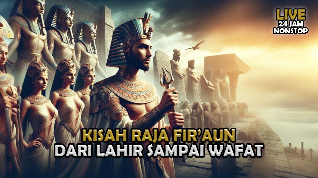 Kisah Lengkap Raja Fir'aun Dari Lahir Sampai Wafatnya |  Sejarah Islam | Full Live 24 jam