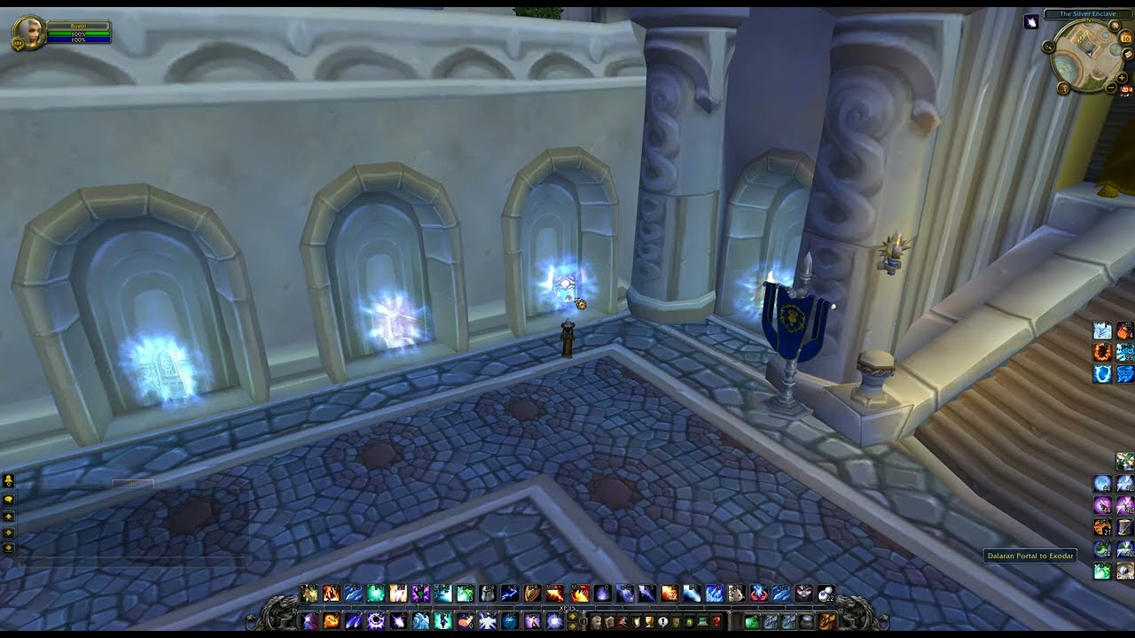 Dalaran Portal to Exodar Location, WoW Wotlk